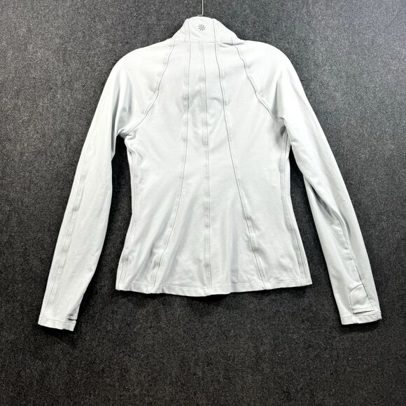 Athleta Hope Jacket Women's Small Light Gray Full Zip Stretch - Picture 7 of 8
